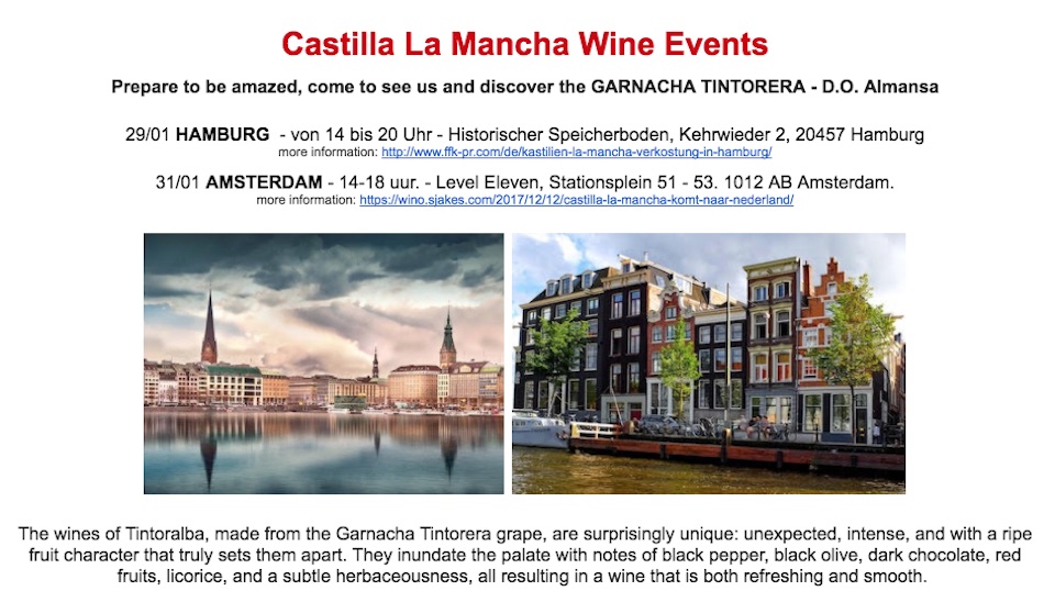 Read more about the article Route through Europe with our Garnacha Tintorera. Hamburg and Amsterdam are waiting for us.
