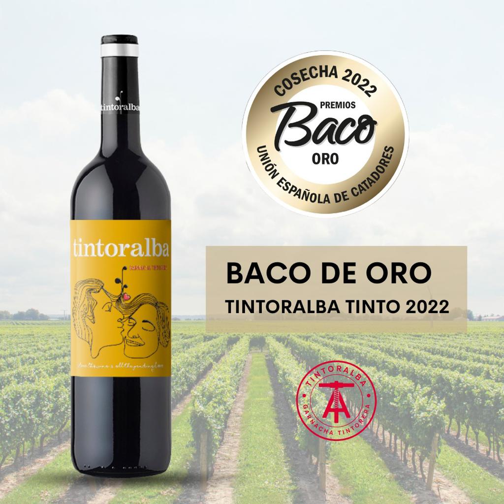Lee más sobre el artículo Tintoralba Tinto 2022, premiado con el «Baco de Oro», se corona como uno de los mejores vinos de España
