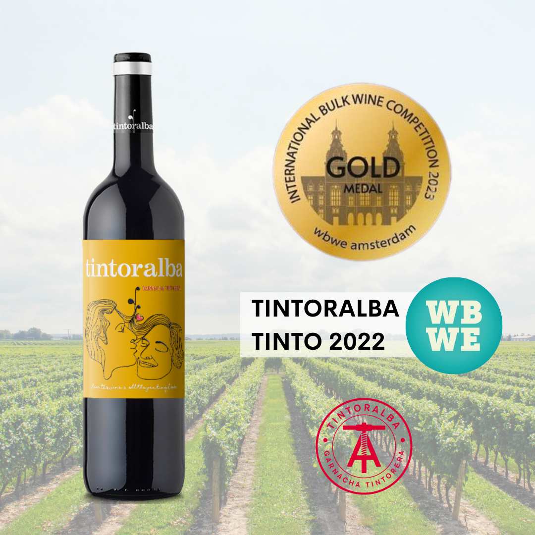 Lee más sobre el artículo Tintoralba Tinto 2022 se consagra como uno de los mejores vinos jóvenes tras lograr una medalla de oro en el Concurso Internacional de Vinos a Granel